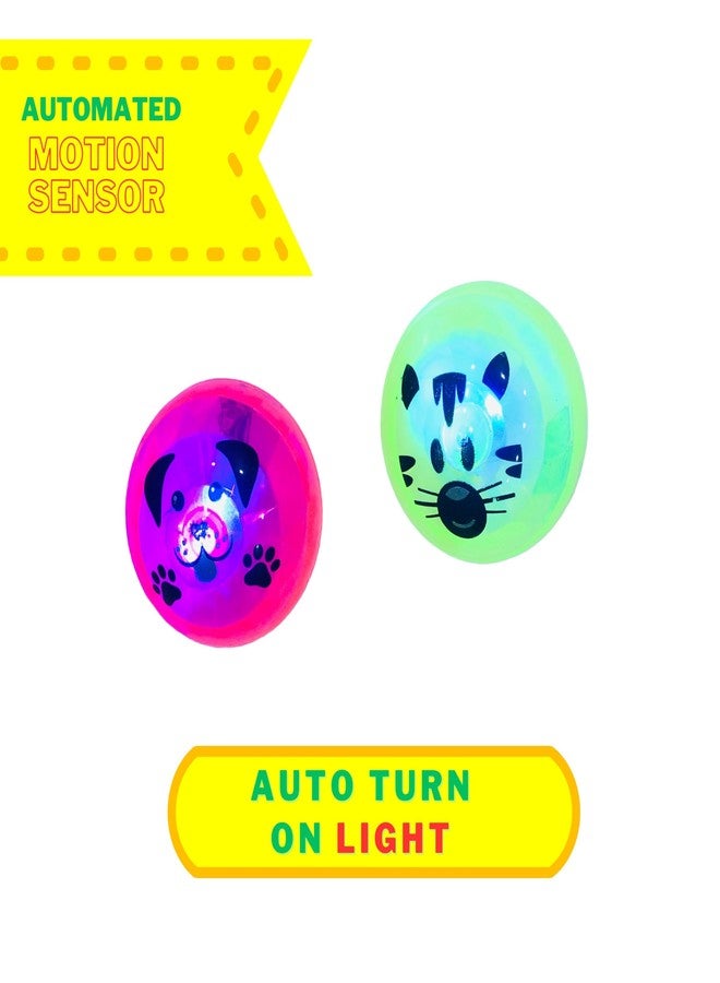 SHOPMEFAST كرة مضيئة بتقنية LED من SHOPMEFAST، كرة نطاطة متوهجة للأطفال، لعبة نطاطة للعب، هدايا عيد ميلاد للأطفال (9) - Image 3